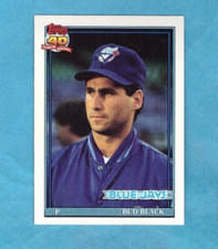 1991 Topps baseball card #292 Bud Black Blue Jays