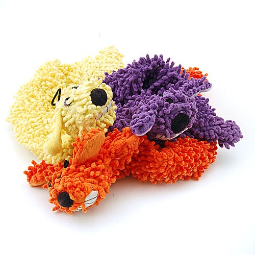 Multipet Unstuffed Lightweight Assorted Floppy Loofa Dog Toy, (Sold Separately) - 第 2/3 張圖片