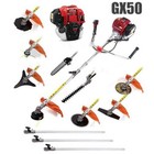 GX50 12 in 1 Gas Hedge Trimmer 4 strokes brush cutter weed eater string head