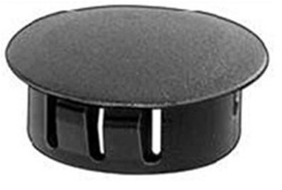 50 Black Nylon Locking Hole Plugs 3/4''