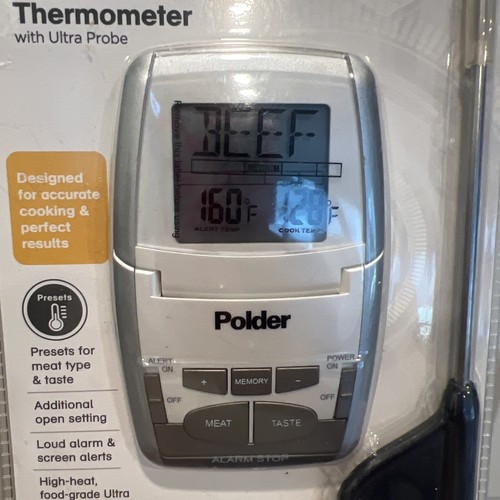Termómetro en horno preestablecido Polder Deluxe con ultra sonda THM-308-90 - Imagen 2 de 3