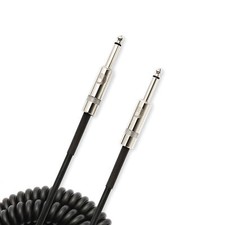 D'Addario Planet Waves Custom Series Coiled Instrument Guitar Bass Cable 30' ft