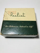 VINTAGE STEREO REALIST GLASS Model ST 21-5A   1 5/8 X 4 Full Box - 100