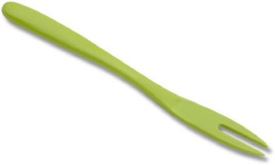 Gourmac Melamine 7.75'' Mini Fork, Lime Green (3560GR)