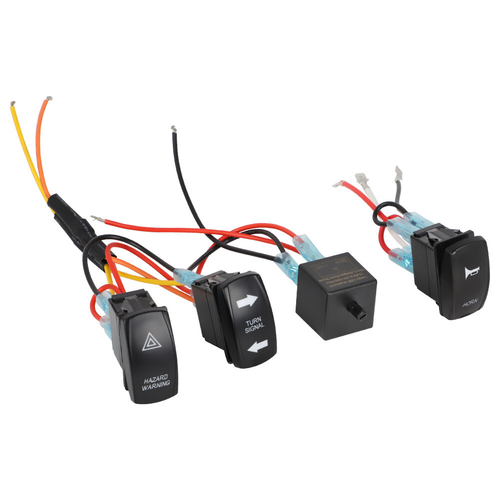 For ATV UTV Golf Cart,Dune Buggy 4X4 SXS Turn Signal KIT Streel Legal Kit & Horn - Bild 13 von 24