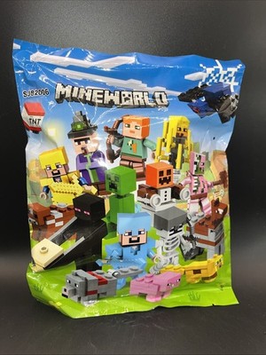 MINEWORLD ~ Minecraft Building Block Set #SJ82006, NEW IN BAG!