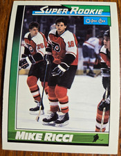 1991-92 O-Pee-Chee Mike Ricci Super Rookie #13 Philadelphia Flyers Mint