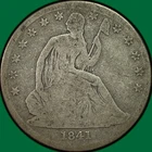 1841-O Seated Liberty Half Dollar Choice Good G+ Coin #40214