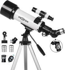 Telescope for Kids  Adults - 70Mm Aperture 500Mm AZ Mount Fully Multi-Coated Op