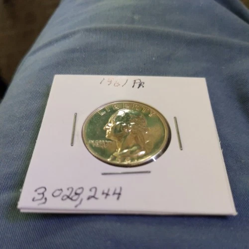 GEM PROOF 1964 Washington SILVER Quarter ULTRA NICE COIN!