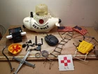 1970's Vintage 12 inch G. I. Joe AT Action Figure Sea Wolf & Accessories !!