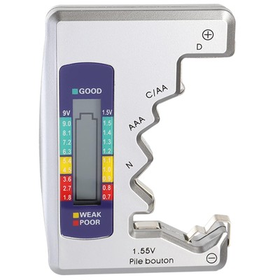 Batterietester, LCD-Display, AA AAA C D 9V, Mehrzweck, batterietestgerät, dig...