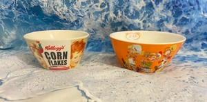 Kellogg’s Corn Flakes & Rice Crispies Ceramic Cereal Bowl 100th Anniversary 2006