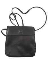 JOOP! Borsa a tracolla nera in pelle classica