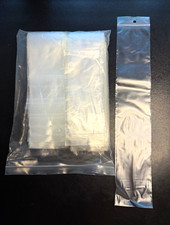 2 1/4" x 12" 2 Mil ZIPPER CLEAR 100 PLASTIC BAGS FOR INCENSE STICKS  CRAFTS