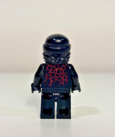 LEGO Ninjago NRG Cole Minifigure Gold Earth Ninja Lightning Rare Collectible