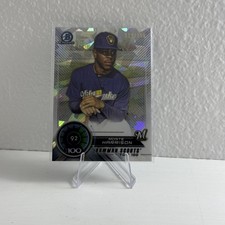 2018 Bowman Scouts' Top 100 Monte Harrison #BTP-92 Atomic Refractor /150 (RC)