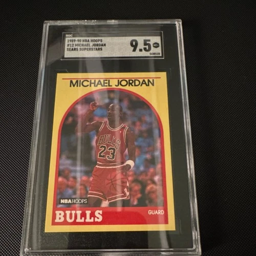 New Listing1989-90 NBA Hoops Superstars Michael Jordan #12 SGC 9.5 Chicago Bulls Card