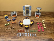 Vintage Playmobil 3968 Modern Doll House Kitchen Incomplete Set