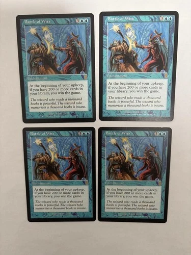 MTG 4X ODYSSEY BATTLE OF WITS NM MAGIC THE GATHERING RARE ENCHANTMENT ENGLISH