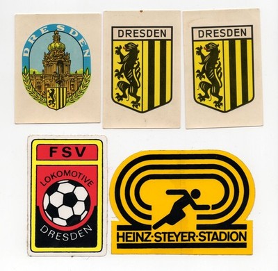 Dresden Abziehbilder Heinz Steyer Stadion Sticker FSV Lokomotive