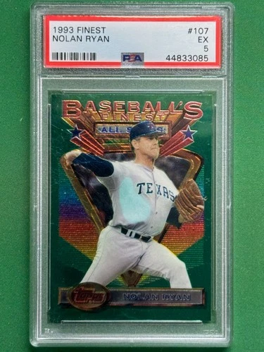1993 Topps Finest Baseball #107 Nolan Ryan PSA 5
