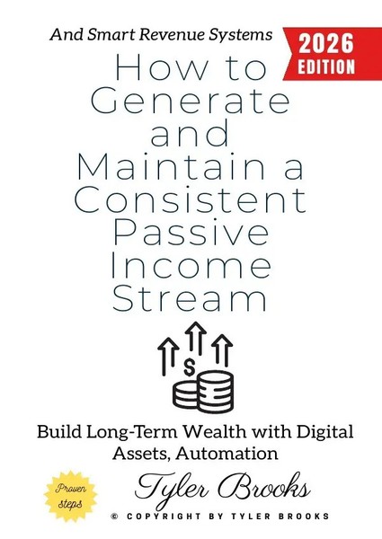 Tyler Brooks | How To Generate And Maintain A Consistent Passive Income Stream:-image