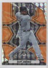 2022 Panini Mosaic Reactive Orange Mosaic Prizm Eloy Jimenez #173 00em