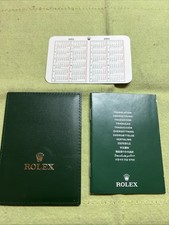 Vintage Rolex wallet /paper holder; translation Booklet ;2003-2004 calendar Set
