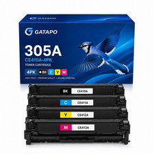 305A-CE410A-4PK Toner Cartridge Replacement for CE410A - 305A