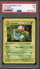 Pokemon Ivysaur Base Set Shadowless 1st Edition #30 PSA 5
