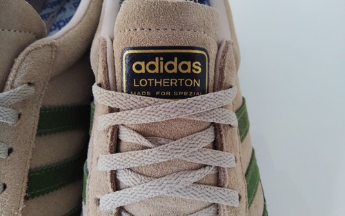 Adidas Lotherton SPZL Tech Gold Green Spezial UK11.5 2020 EH3057 - Imagen 2 de 11