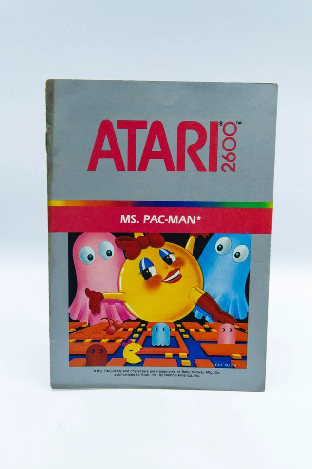 Ms. Pac-Man Atari 2600 | Cartridge & Manual Only | Tested & Working - Image 3 of 3