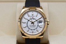 Rolex Skydweller Oysterflex 18K Gold 336238 | 2025 Box & Papers