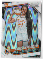 2025 Panini Prizm WNBA Variation White Seismic #146 Aneesah Morrow RC Sun