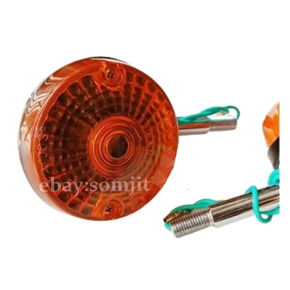 Juego de 2 luces de señal de giro trasera ámbar para Suzuki TS100 TS125 TC100,125 Foto 4 de 4