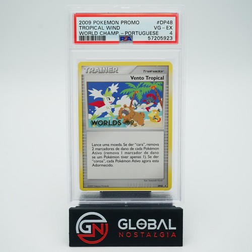 Tropical Wind 2009 Pokemon Promo Portuguese World Championship #DP48 POP 1 PSA 4