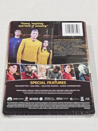 Star Trek Strange New Worlds Season 1 Blu-ray Steelbook New Sealed Sci-Fi Series - Picture 4 of 7
