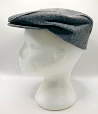 Vintage Country Gentleman Wool Flat Cap Men’s M Gray Newsboy Peaky Gatsby EC