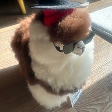 Unused Alpaca Fur Plush Toy with Accessories
