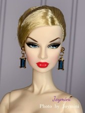 Earrings For Fashion Royalty Integrity Poppy Parker NuFace Dolls Crystal Jewelry