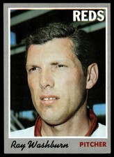 1970 Topps Ray Washburn - Cincinnati Reds #22