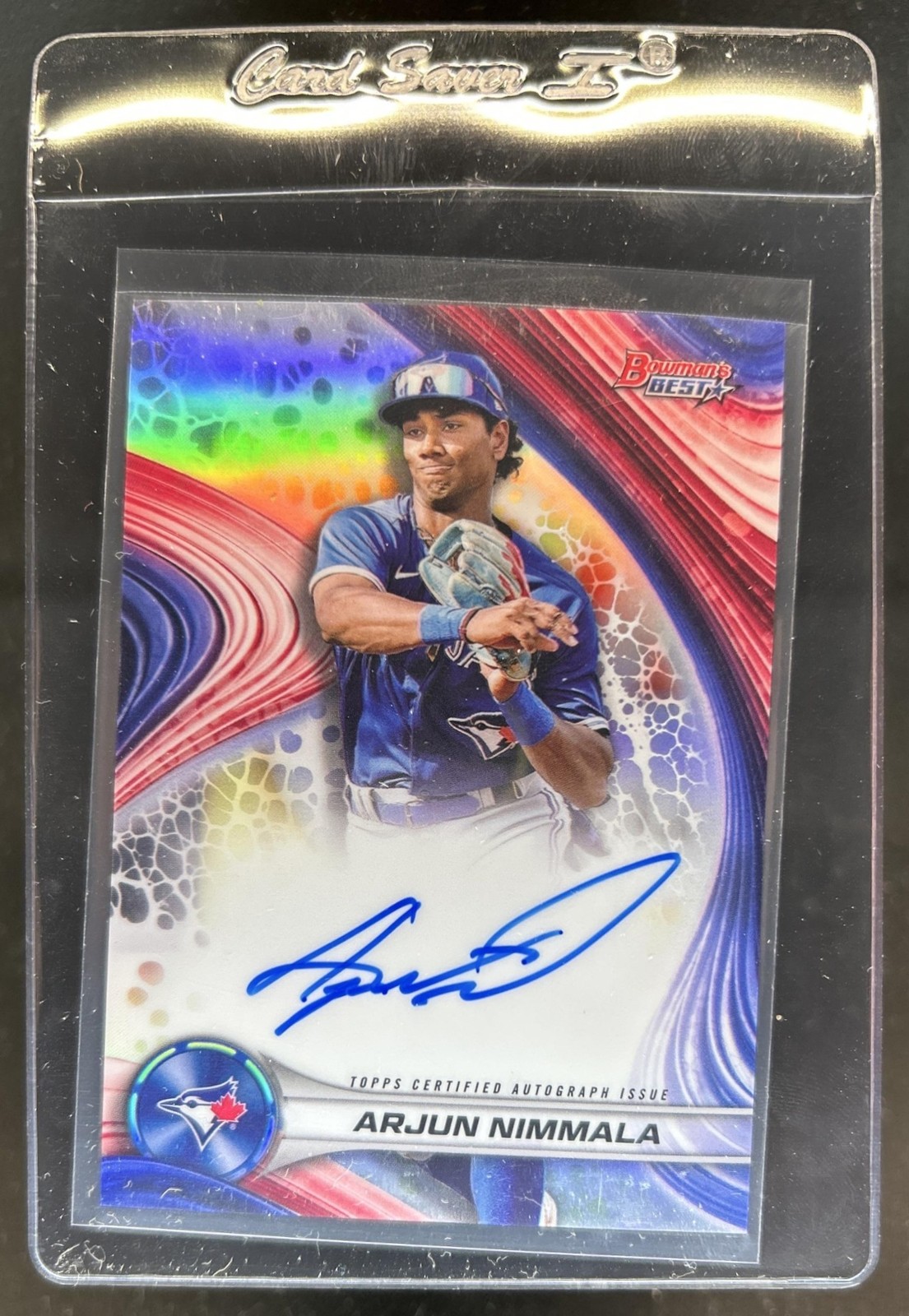 2024 Bowman's Best Arjun Nimmala Auto Refractor #B24-AN Blue Jays