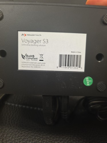 Newer Technology Voyager S3 USB 30 SATA Drive Docking Solution - Afbeelding 4 van 4