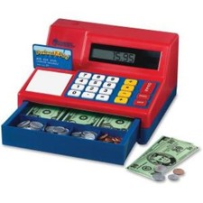 Learning Resources LER2629 Pretend Play Cash Register w/ Calculator