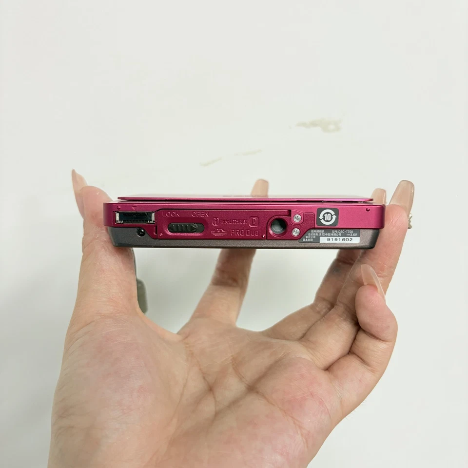 Sony Cyber-shot DSC-T700 10.1MP 4.0x optischer Zoom Digitalkamera pink - funktionstüchtig - Bild 2 von 4