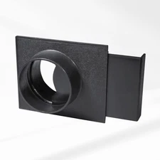 POWERTEC 70108 4 Inch Blast Gate for Dust Collector, 4 (1pk), Black 