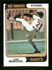 1974 Topps Baseball 330 Juan Marichal HOF VGEX BXCP55