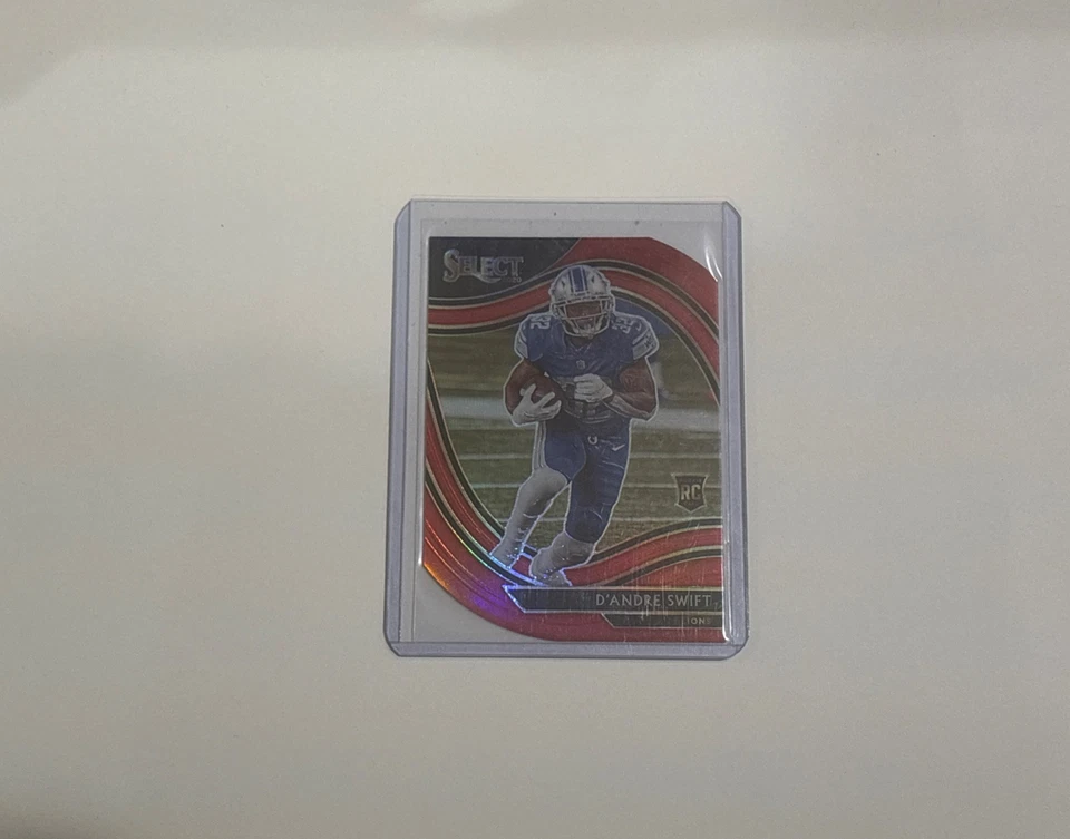 LOT OF 2 - 2020 Panini Select - Field Level #351 D'Andre Swift (RC) Red + Orange - Image 3 of 4