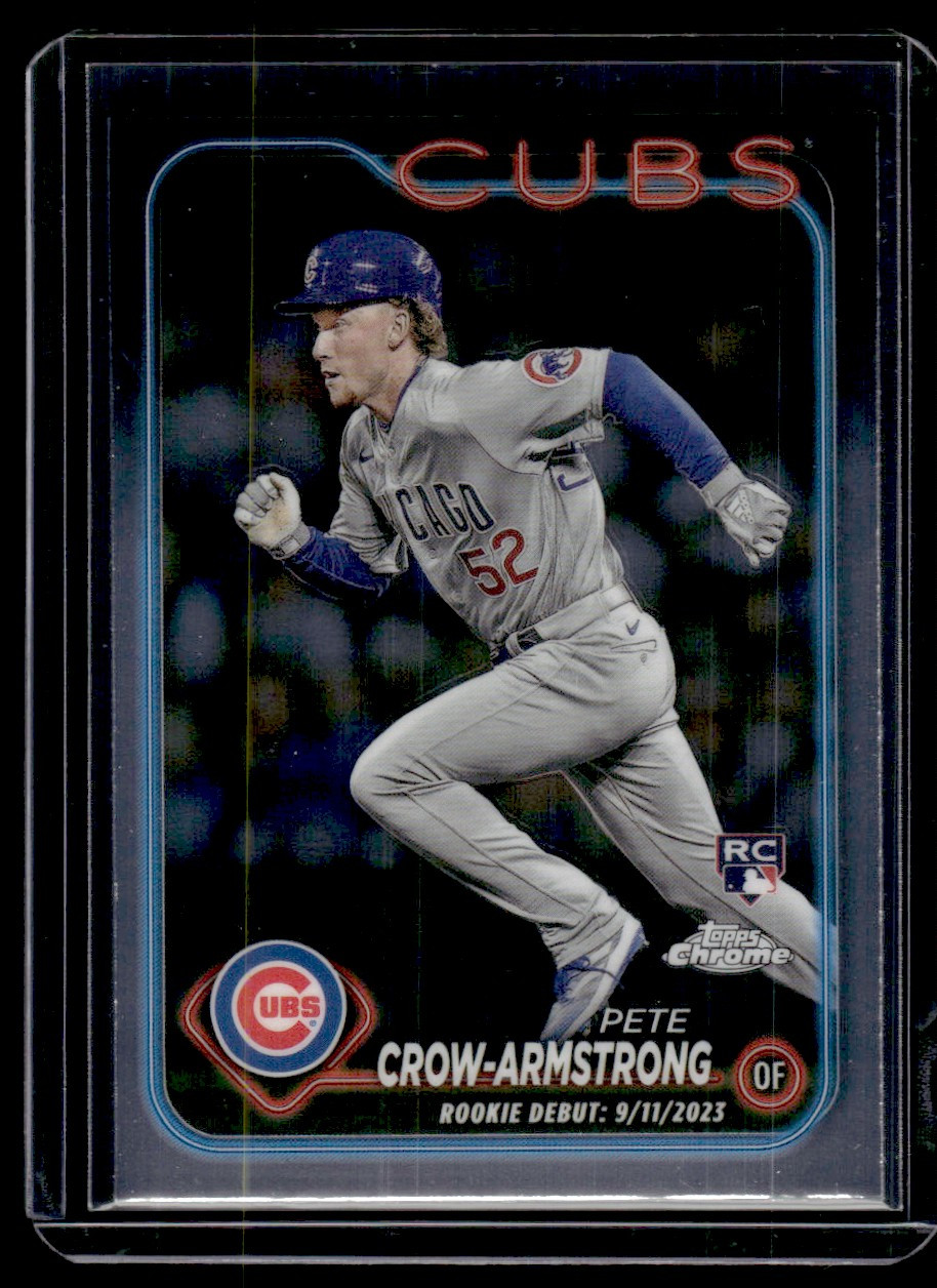 2024 Topps Chrome Update Pete Crow-Armstrong RC Chicago Cubs #USC158